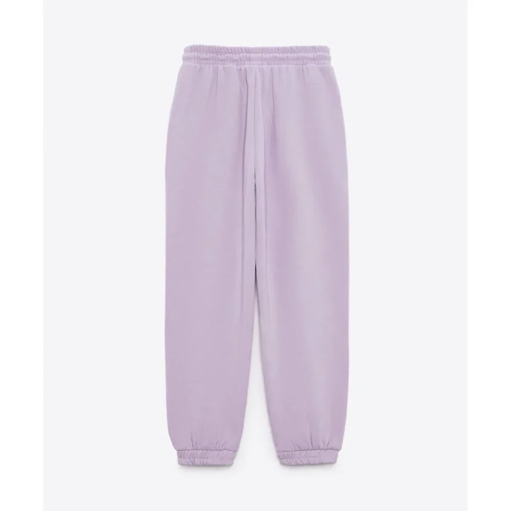 NWT Zara “light mauve” lavender trackpants, M - Picture 7 of 10